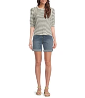 NYDJ Diana Stretch Denim Relaxed Fit Shorts
