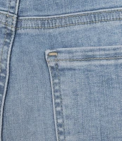 NYDJ Ella Straight Side Slit Denim Shorts