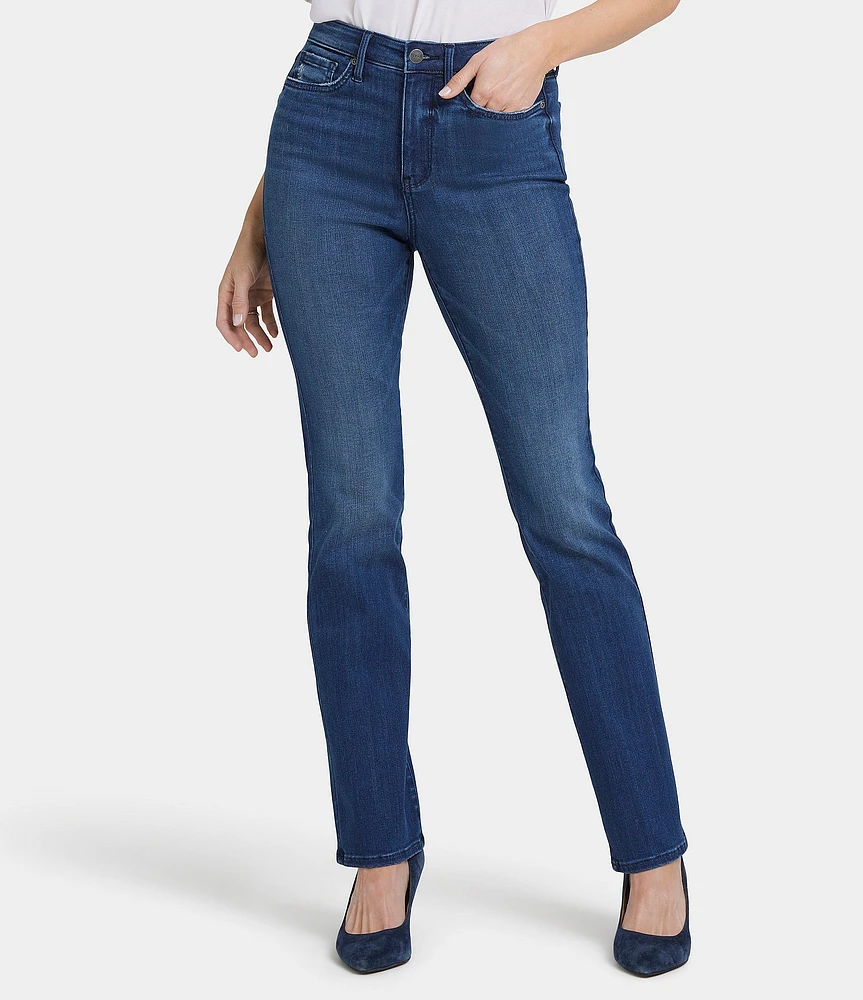 NYDJ Stretch Denim High Rise Slim Leg Bootcut Jeans