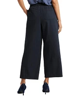 NYDJ Jayne Wide Leg Pull-On Denim Pants