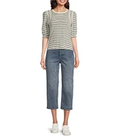 NYDJ Joni Lift Tuck® Technology High-Rise Relaxed Capri Jeans