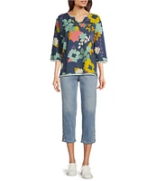 NYDJ Joni Lift Tuck® Technology Relaxed Capri Jeans