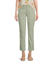 NYDJ Margot High Rise Slim Straight Girlfriend Jeans