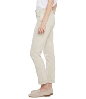 NYDJ Margot High Rise Slim Straight Girlfriend Jeans