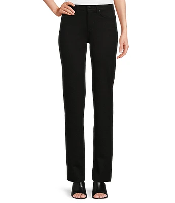 NYDJ Marilyn 5-Pocket Straight Leg Stretch Ponte Pants