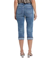 NYDJ Marilyn Cool Embrace® Stretch Denim Slim Straight Mid Rise Capri Stretch Jeans