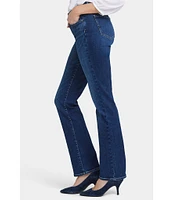 NYDJ Marilyn Stitching Straight Leg High Waisted Jeans