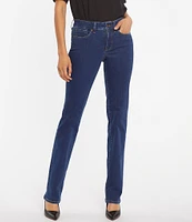 NYDJ Marilyn Stitching Straight Leg High Waisted Jeans