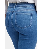 NYDJ Marilyn Stitching Straight Leg High Waisted Jeans