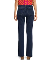 NYDJ Marilyn Stitching Straight Leg High Waisted Jeans