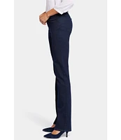 NYDJ Marilyn Stitching Straight Leg High Waisted Jeans