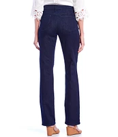 NYDJ Marilyn Stitching Straight Leg High Waisted Jeans