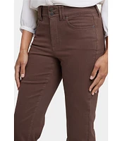 NYDJ Marilyn Straight Leg High-Rise Utility Pocket Jeans