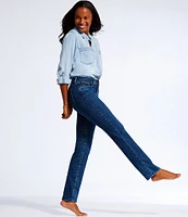 NYDJ Marilyn Straight Leg Mid Rise Jeans