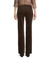 NYDJ Marilyn Straight Leg Mid Rise Fine Wale Corduroy Jeans