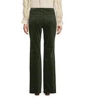 NYDJ Marilyn Straight Leg Mid Rise Fine Wale Corduroy Jeans