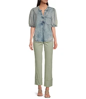 NYDJ Marilyn Stretch Denim Lift Tuck® Technology Straight Leg Jeans