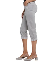 NYDJ Marilyn Stretch Denim Straight-Leg Lift Tuck® Cool Embrace® Cropped Jeans