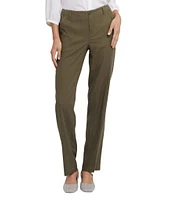 NYDJ Marilyn Stretch Linen Blend Straight Leg Pants