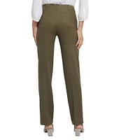 NYDJ Marilyn Stretch Linen Blend Straight Leg Pants