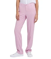 NYDJ Marilyn Stretch Linen Blend Straight Leg Pants