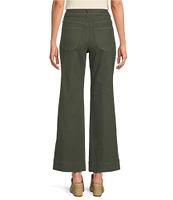 NYDJ Mia Stretch Denim High Rise Ankle Palazzo Jeans