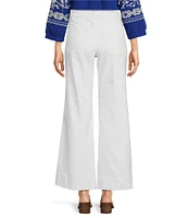 NYDJ Mia Stretch Denim High Rise Ankle Palazzo Jeans