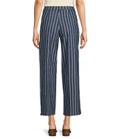 NYDJ Mona High Rise Striped Ankle Trouser Jeans