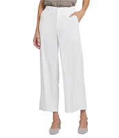 NYDJ Morgan Wide Leg Cropped Trouser Pants