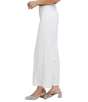 NYDJ Morgan Wide Leg Cropped Trouser Pants