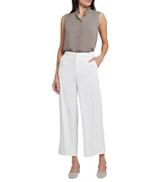 NYDJ Morgan Wide Leg Cropped Trouser Pants