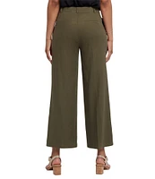 NYDJ Morgan Wide Leg Cropped Trouser Pants