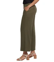 NYDJ Morgan Wide Leg Cropped Trouser Pants