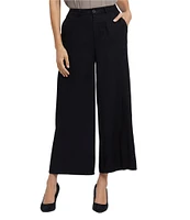 NYDJ Morgan Wide Leg Cropped Trouser Pants