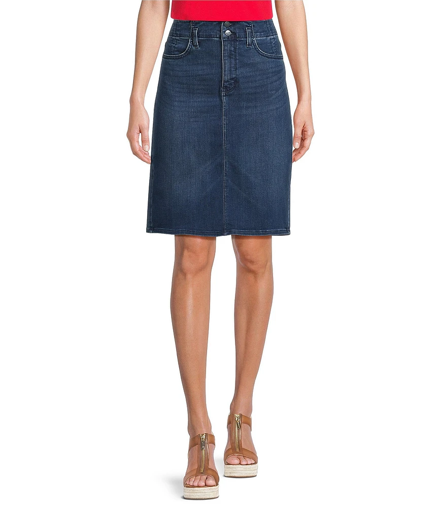 NYDJ Petite Size High Waist Pencil Skirt