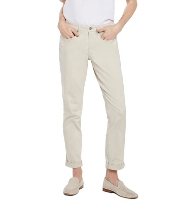 NYDJ Petite Size Margot High Rise Slim Straight Girlfriend Jeans