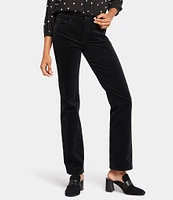 NYDJ Petite Size Marilyn Fine Corduroy Straight Leg Jeans