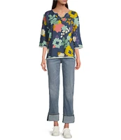 NYDJ Petite Size Marilyn Lift Tuck® Technology Cuff Ankle Jeans