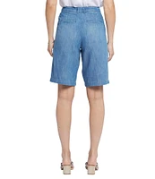 NYDJ Petite Size Relaxed High-Rise Bermuda Shorts