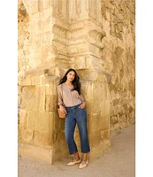 NYDJ Petite Size Relaxed Piper Crop Jeans