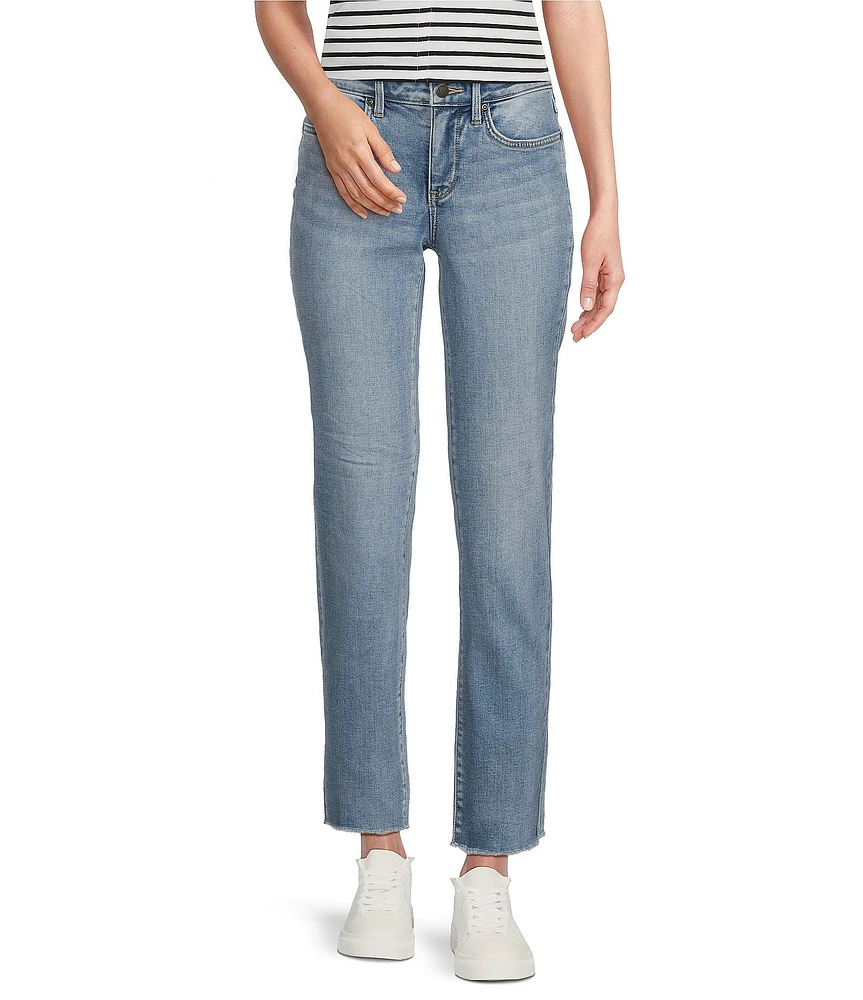NYDJ Petite Size Sheri Lift Tuck® Frayed Hem Ankle Jean