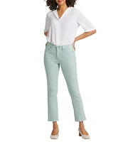 NYDJ Petite Size Sheri Slim Fit Mid Rise Ankle Stretch Denim Jeans