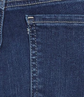 NYDJ Petite Size Sheri Slim Tonal Stitch High Rise Jeans