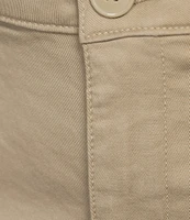 NYDJ Petite Size Stretch Twill Flat Front High Rise Shorts