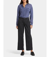 NYDJ Petite Size Teresa Soft Lightweight Lift Tuck®Technology Wide-Leg Ankle Jean