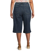 NYDJ Plus Size Amelia Culottes Denim Jeans