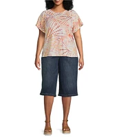 NYDJ Plus Size Amelia Culottes Denim Jeans