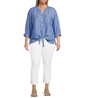 NYDJ Plus Size Billie Mini Bootcut Ankle Jeans