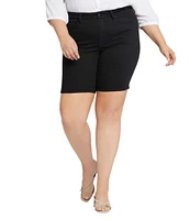 NYDJ Plus Size Ella Solid Lift Tuck® Technology Straight Hem Shorts