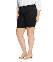 NYDJ Plus Size Ella Solid Lift Tuck® Technology Straight Hem Shorts